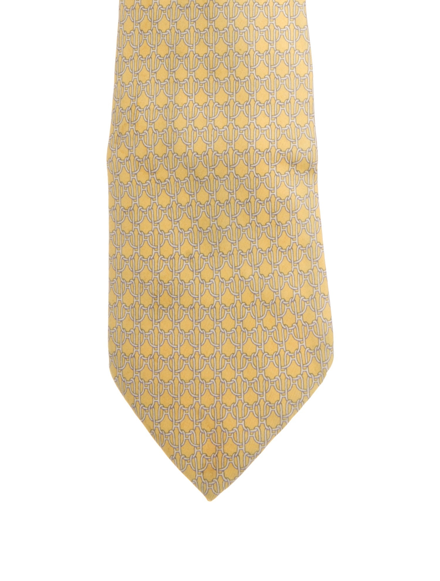 Hermès Pattern Print Tie