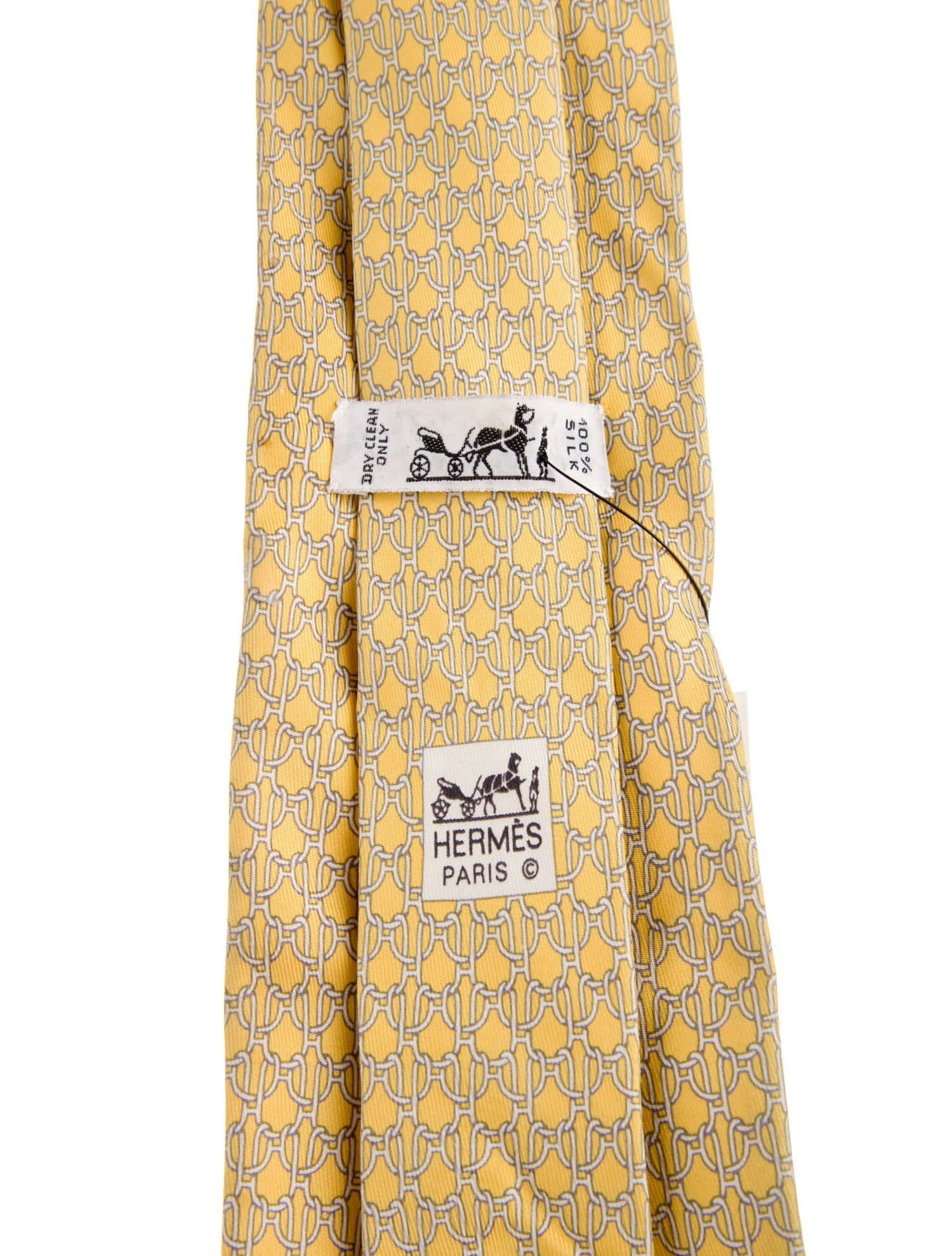 Hermès Pattern Print Tie