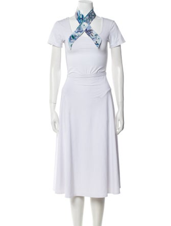 Hermès La Source de Pegase Silk Twilly Scarf