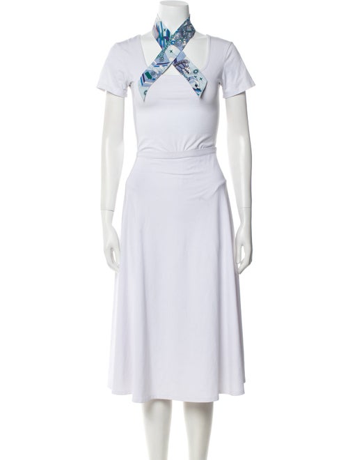 Hermès La Source de Pegase Silk Twilly Scarf