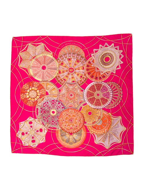 Hermès Les Dômes Célestes Silk Scarf