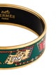 Hermès Wide Enamel Bangle Bracelet