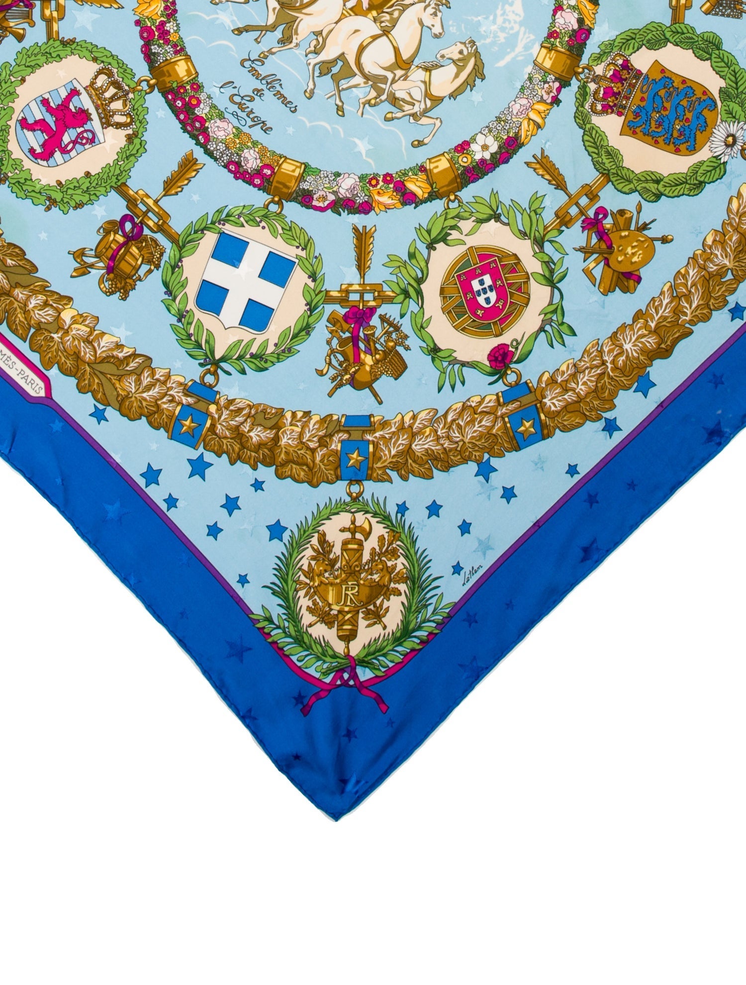 Hermès Emblémes de l'Europe Silk Scarf