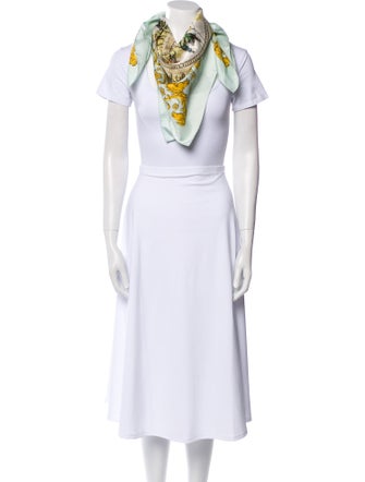 Hermès La Promenade De Longchamps Silk Scarf