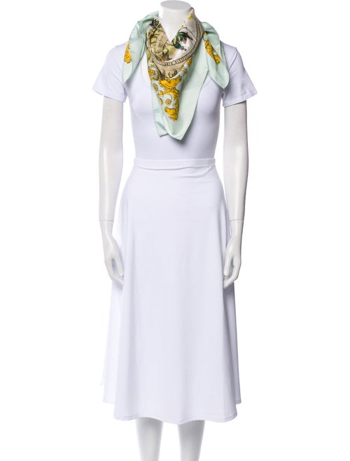 Hermès La Promenade De Longchamps Silk Scarf