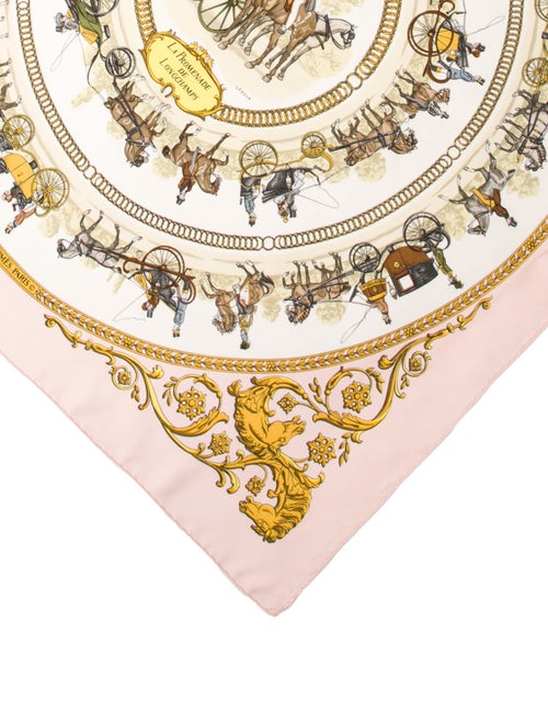 Hermès La Promenade De Longchamps Silk Scarf