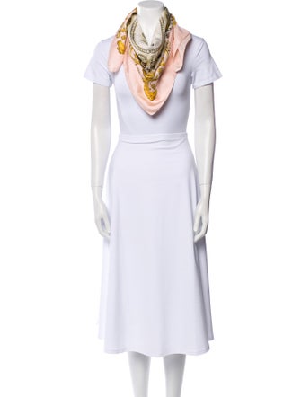 Hermès La Promenade De Longchamps Silk Scarf