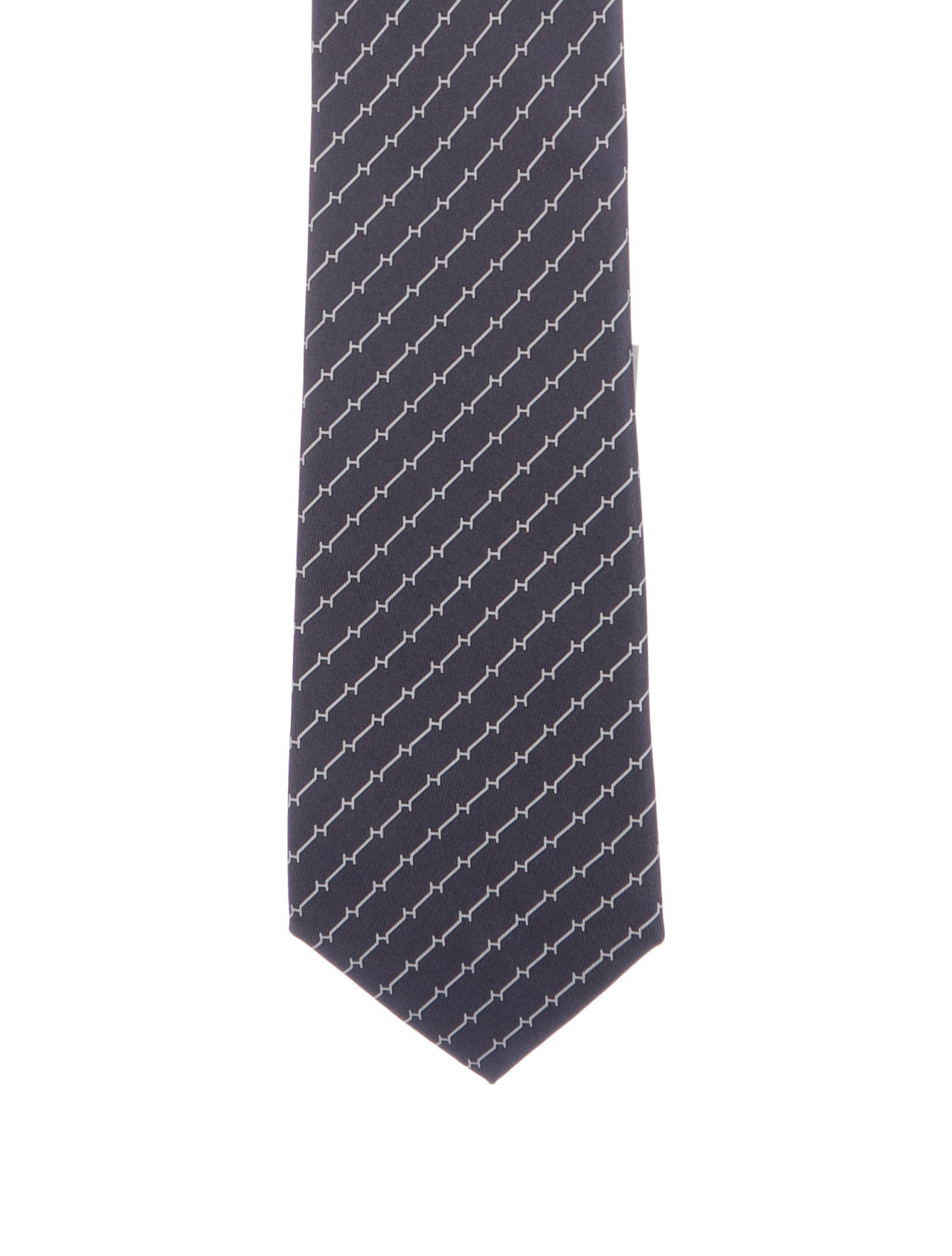 Hermès Silk Patterned Tie