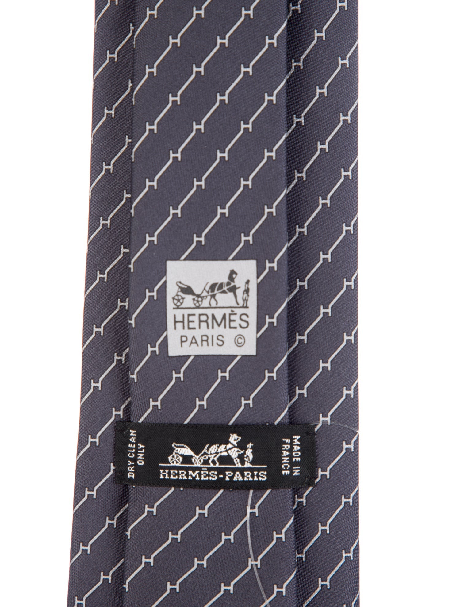 Hermès Silk Patterned Tie