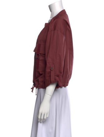 Hermès Square Neckline Three-Quarter Sleeve Blouse