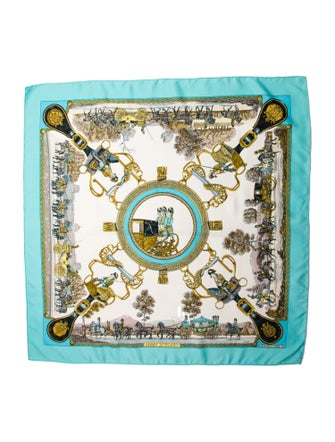 Hermès Grands Attelages Silk Scarf