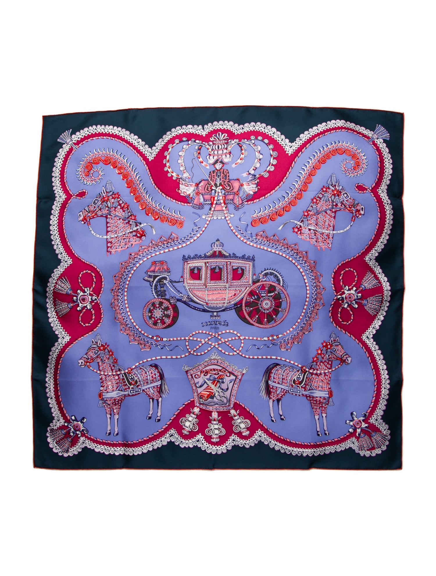 Hermès Paperoles Silk Scarf