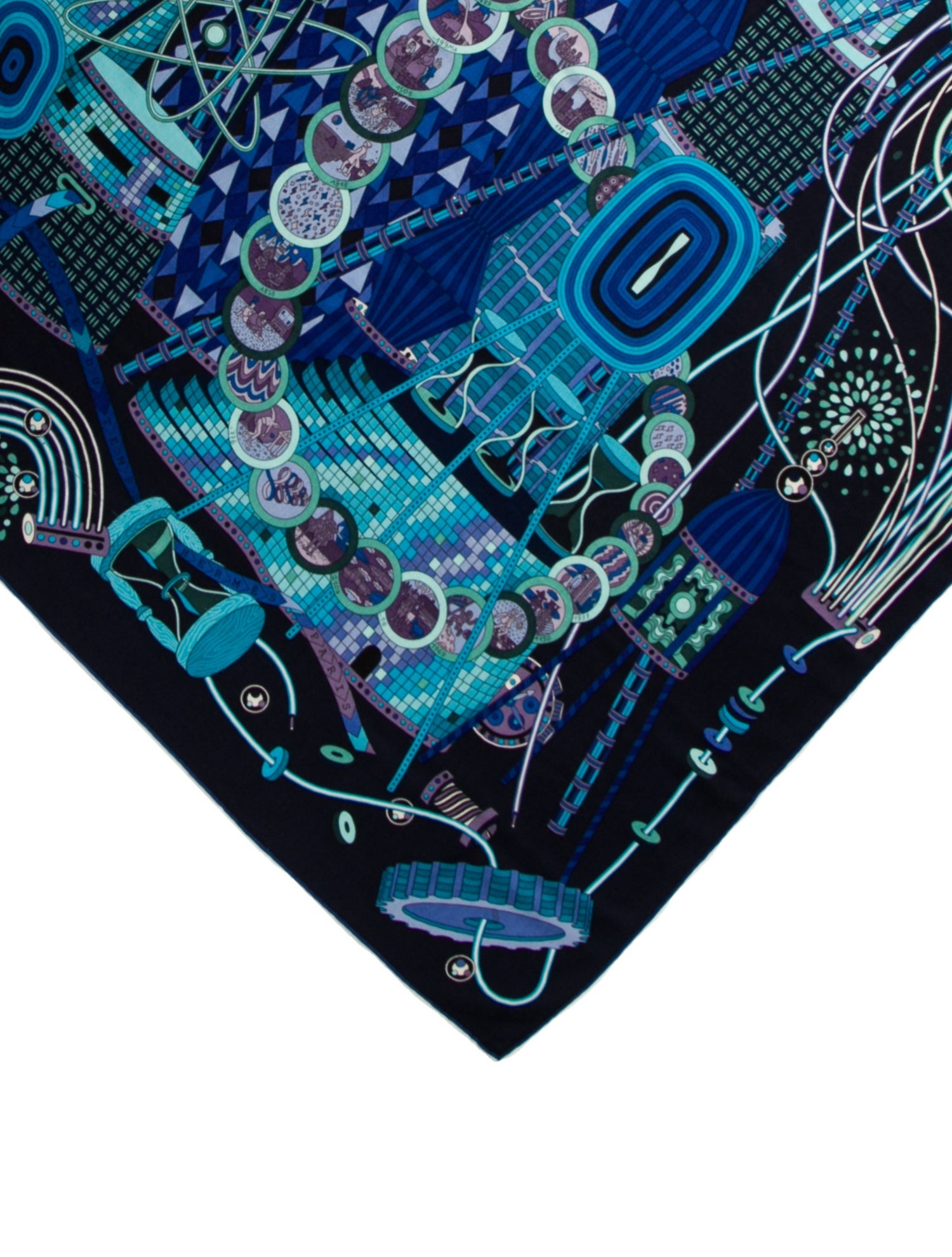 Hermès Le Laboratoire du Temps Cashmere Shawl