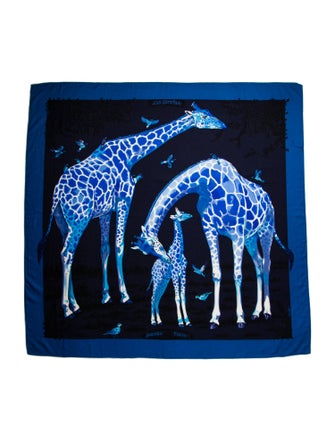 Hermès Les Girafes Cashmere Shawl