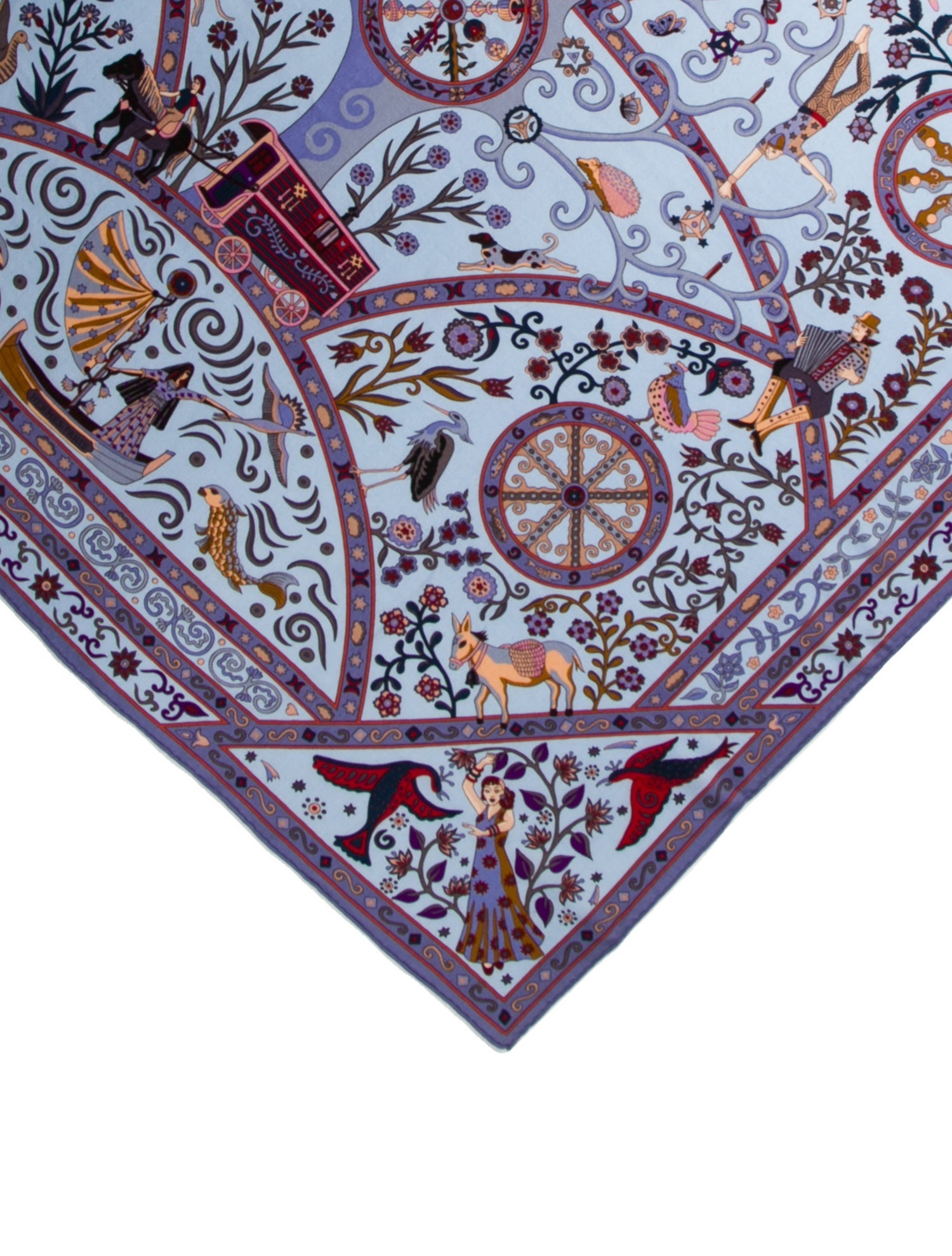 Hermès Peuple du Vent Cashmere Shawl