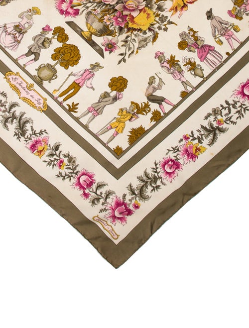 Hermès Les Jardiniers du Roy Scarf