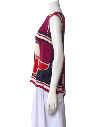 Hermès Silk Printed Top