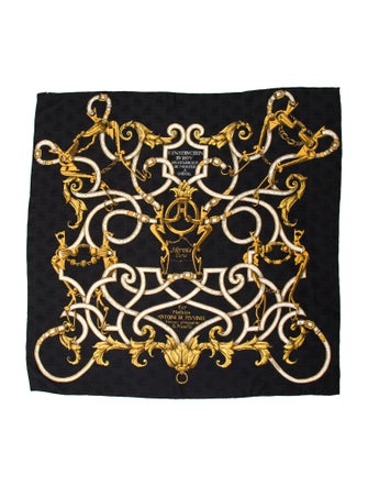 Hermès L'Instruction du Roy Jacquard Silk Scarf