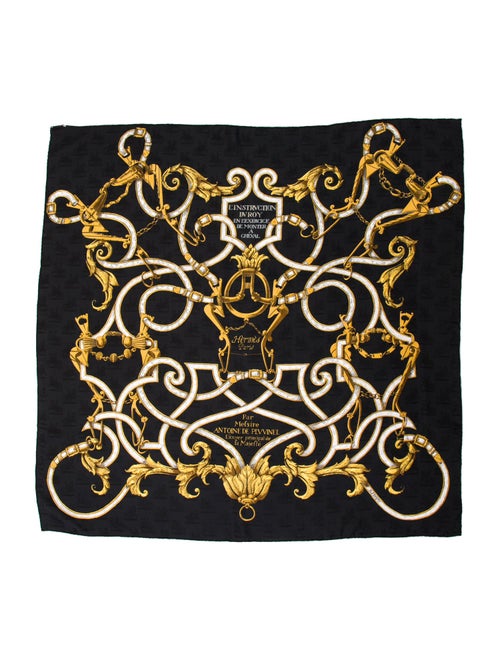 Hermès L'Instruction du Roy Jacquard Silk Scarf