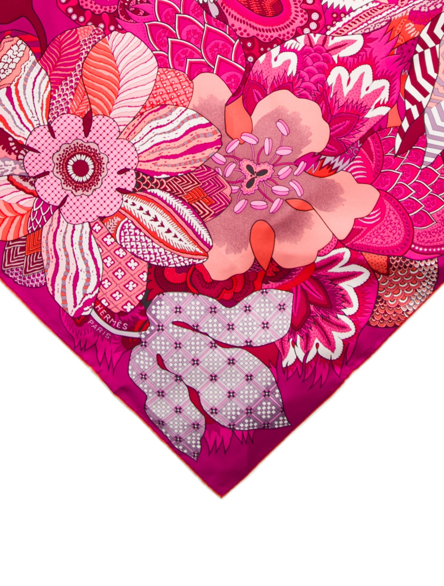 Hermès Fleurs d'Indiennes Silk Scarf
