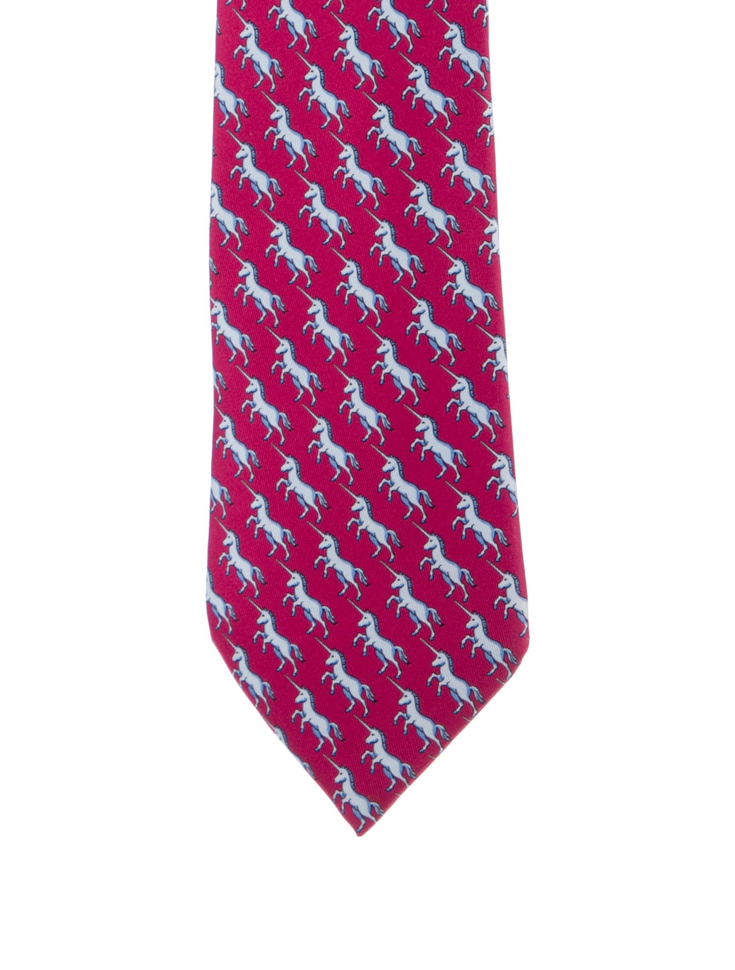 Hermès Silk Tie With Patterned Design