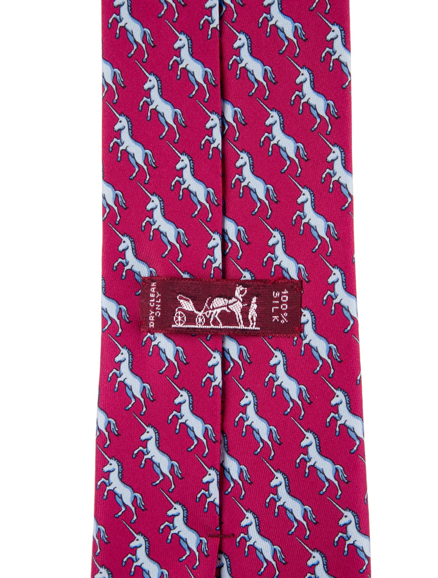 Hermès Silk Tie With Patterned Design