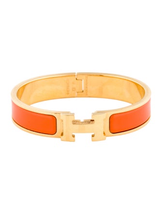Hermès Enamel Clic H Bracelet