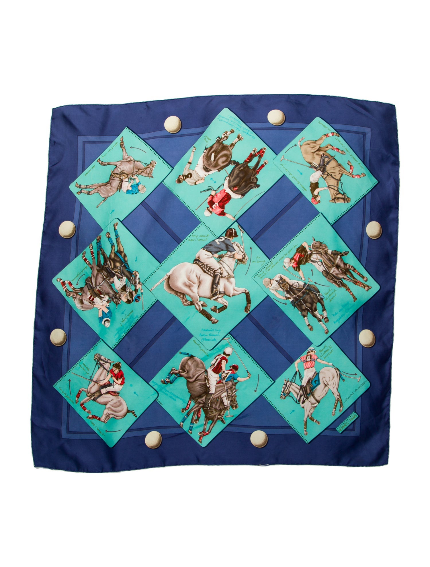 Hermès Hermès Cup Palm Beach Silk Scarf
