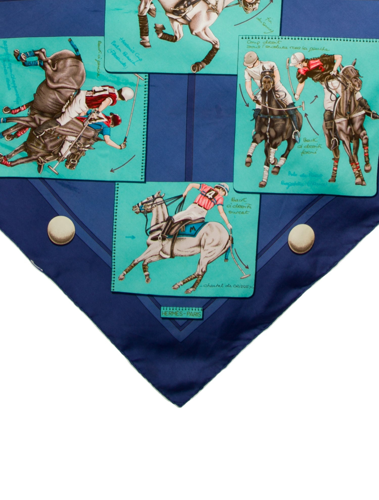 Hermès Hermès Cup Palm Beach Silk Scarf