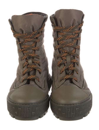 Hermès Fresh H Logo Combat Boots