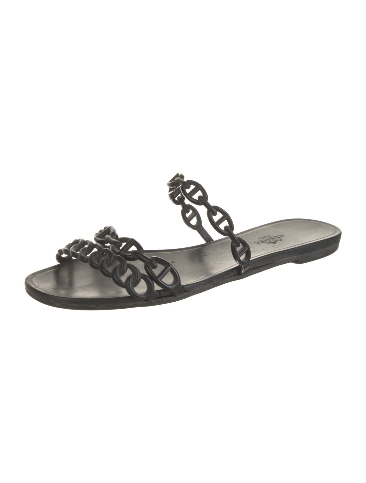 Hermès Rivage Chaîne d'Ancre Insignia Slides