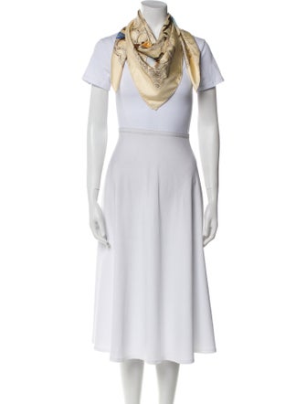 Hermès Oiseaux De L’Inde Et De L’Himalaya Silk Scarf