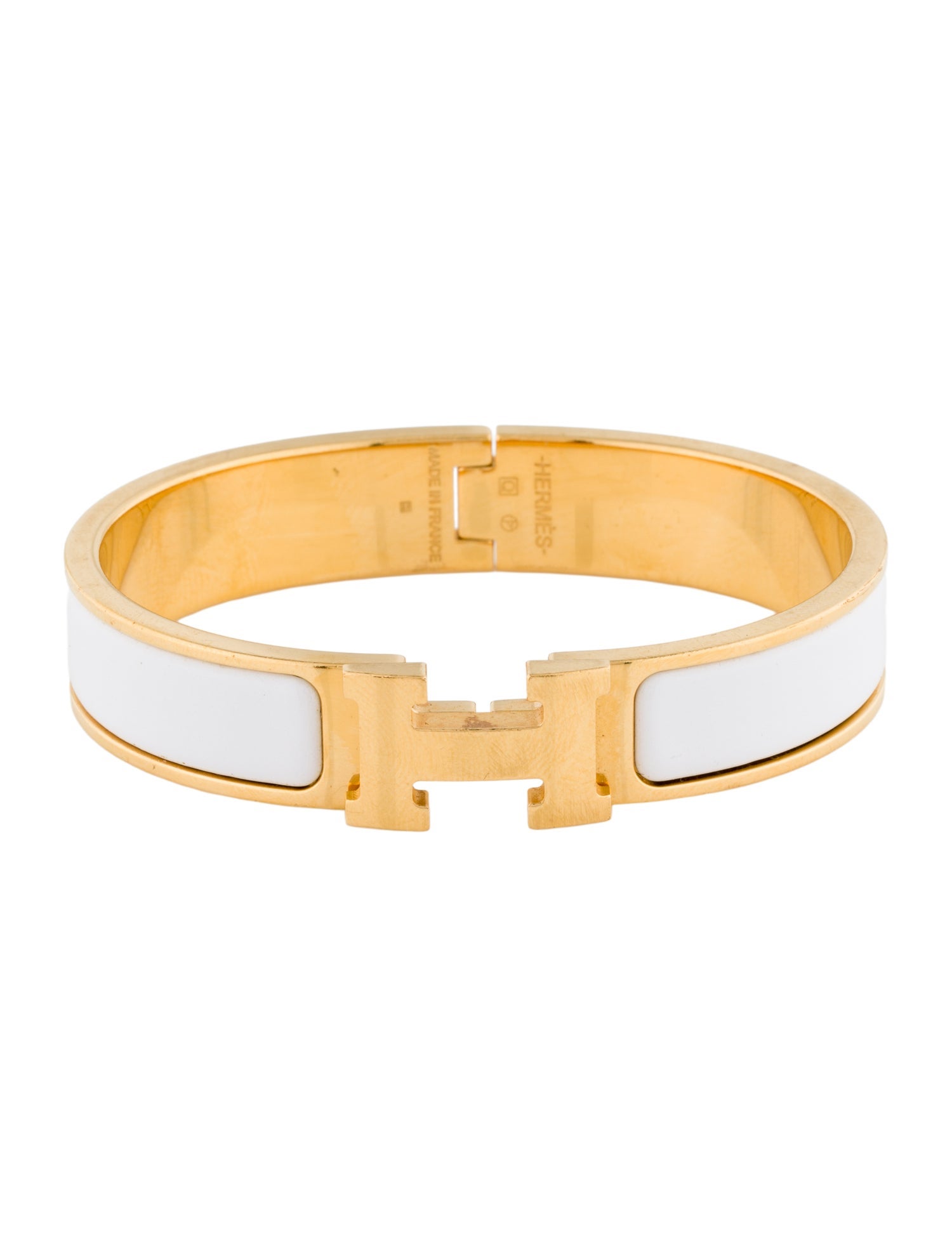 Hermès Enamel Clic H Bracelet