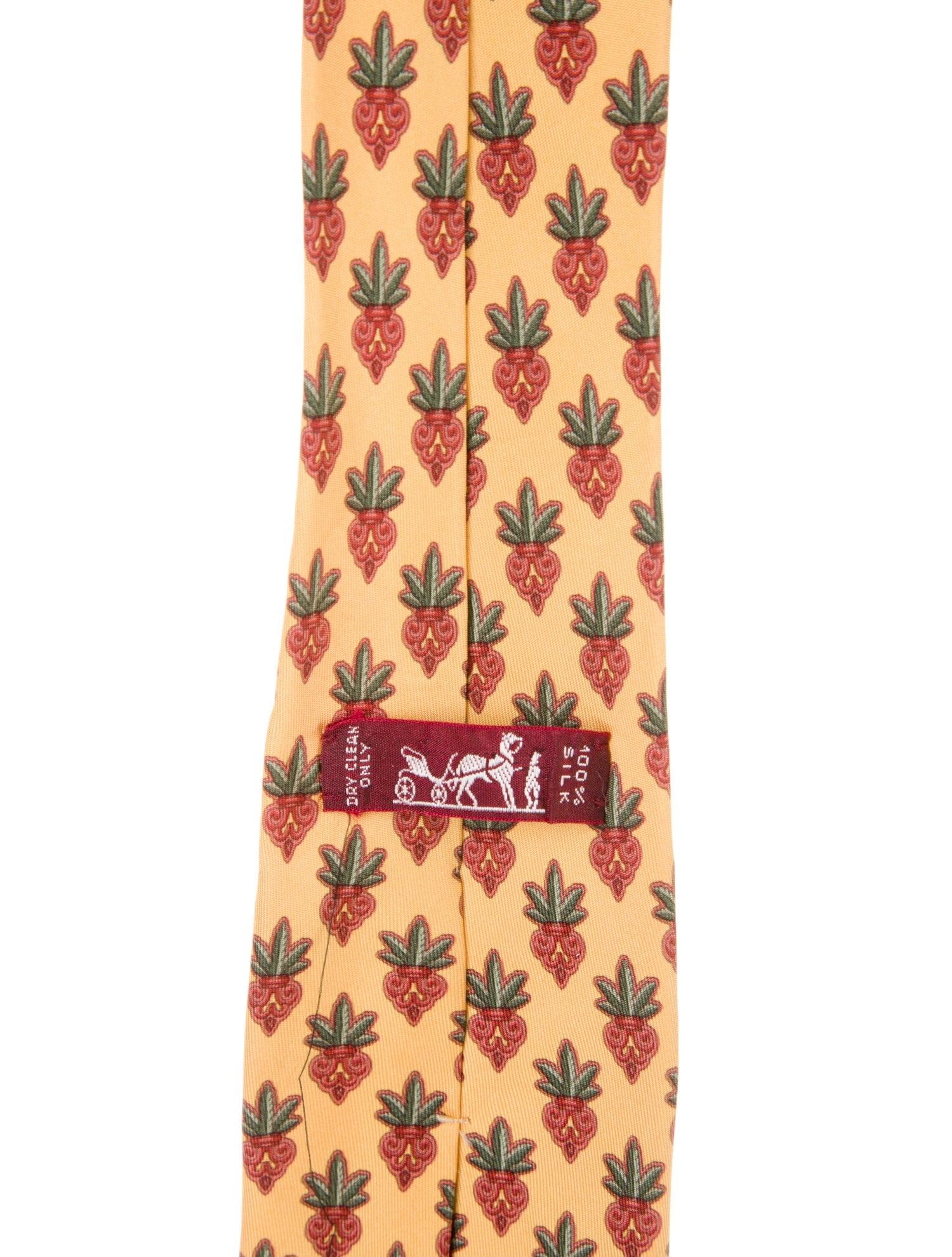 Hermès Silk Patterned Tie