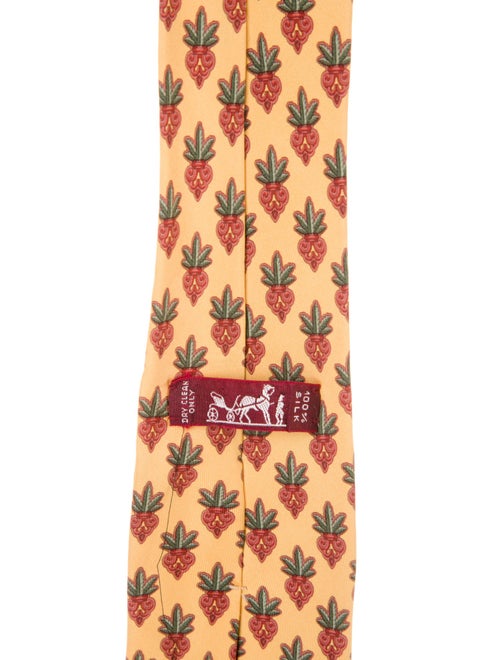 Hermès Silk Patterned Tie