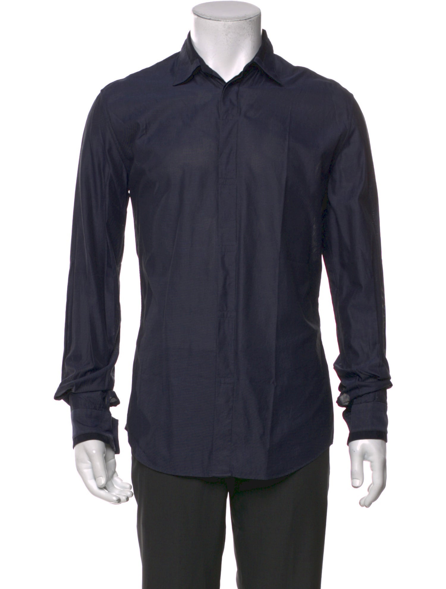 Hermès Long Sleeve Dress Shirt