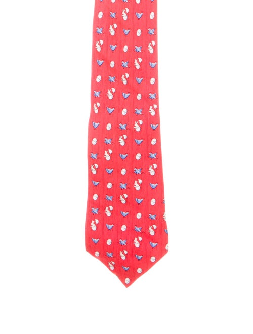 Hermès Silk Patterned Tie