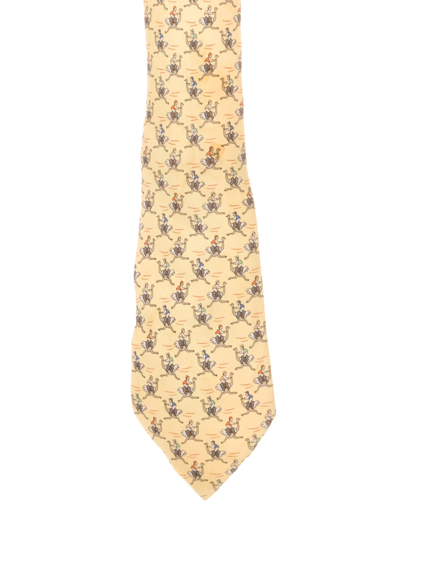 Hermès Silk Patterned Tie