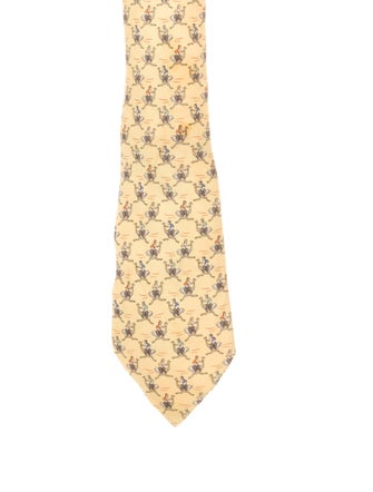 Hermès Silk Patterned Tie