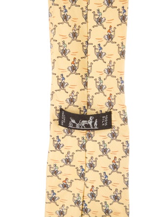 Hermès Silk Patterned Tie