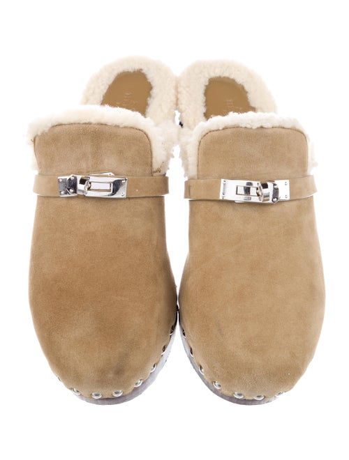 Hermès Carlotta Suede Mules