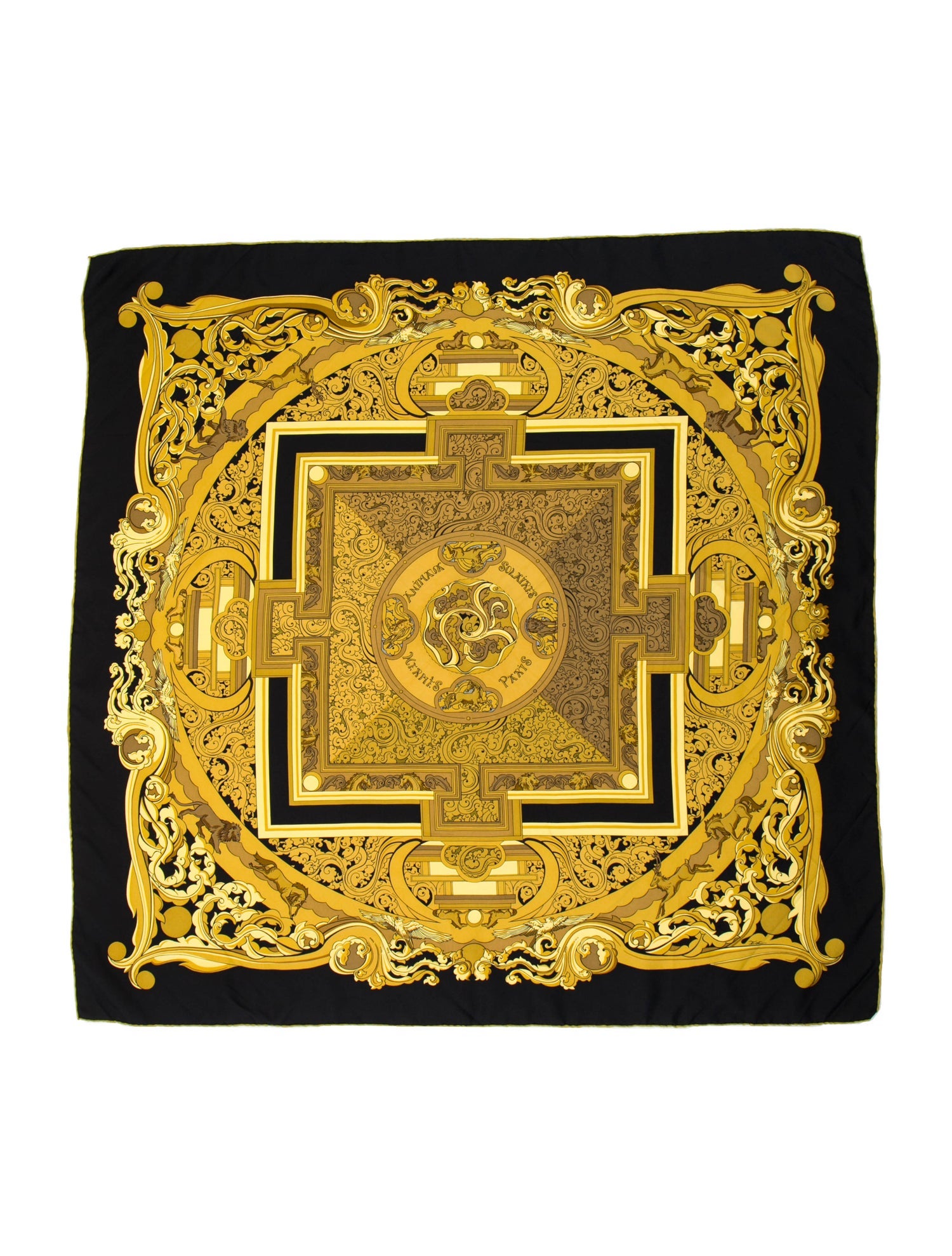 Hermès Animaux Solaires Silk Scarf