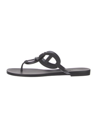 Hermès Egerie Rubber Flip Flops