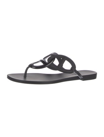 Hermès Egerie Rubber Flip Flops