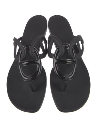 Hermès Egerie Rubber Flip Flops
