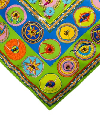 Hermès Belles du Mexique Silk Scarf