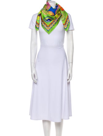 Hermès Belles du Mexique Silk Scarf