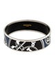 Hermès Enamel Wide Bangle Bracelet