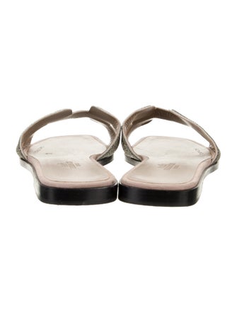 Hermès Oran Glitter Slides