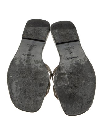 Hermès Oran Glitter Slides